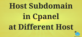 How to Host Only Subdomain in Cpanel at Different Host?